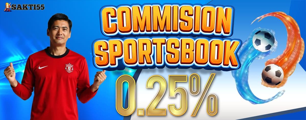 Promo Bonus Commission Sportsbook 0.25%
