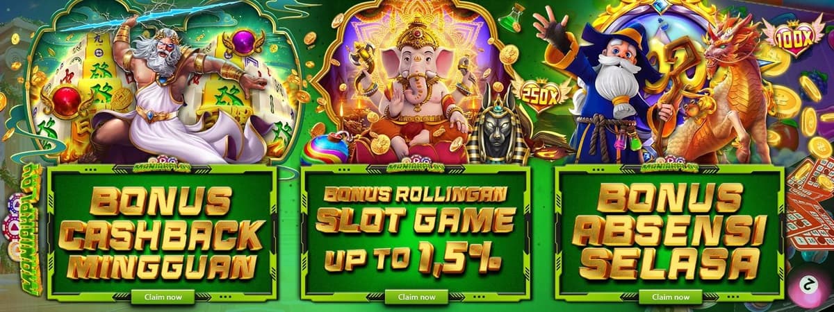 BONUS PROMO MANIAKPLAY Banner