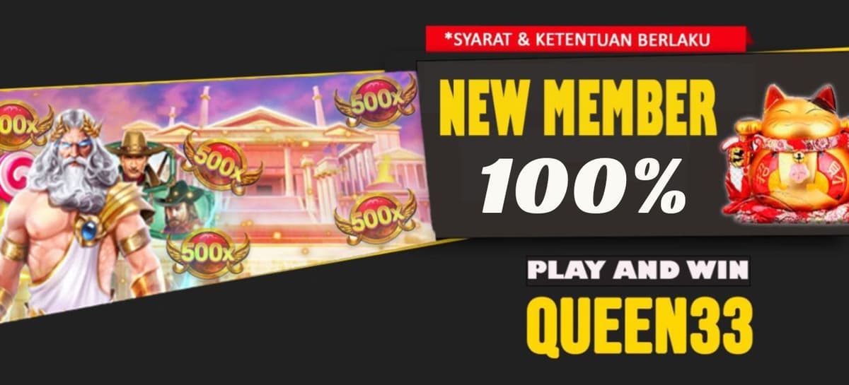 BONUS NEW MEMBER 100%