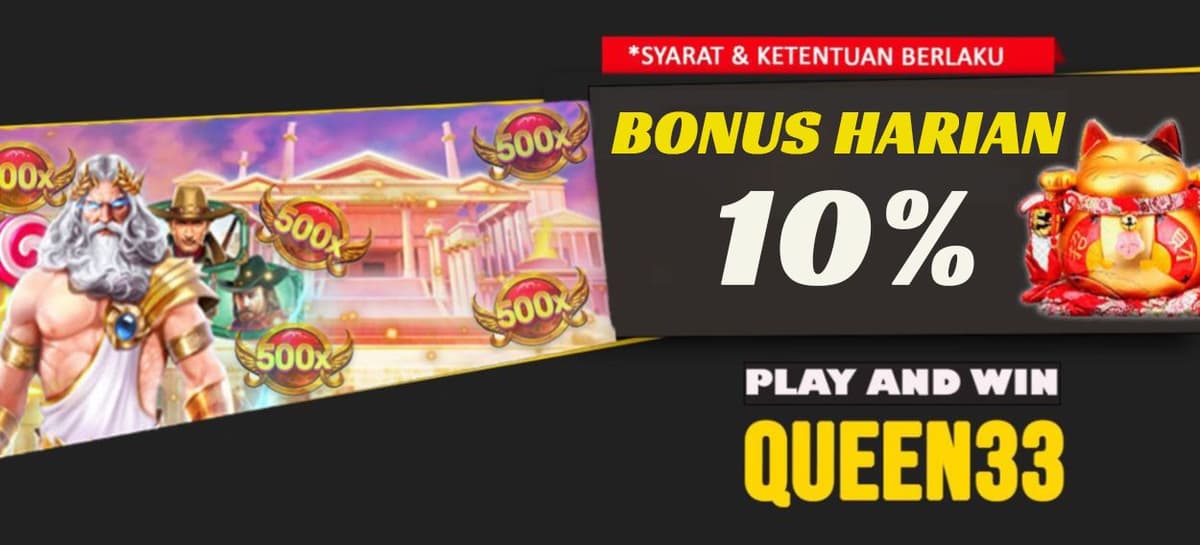 BONUS HARIAN 10%