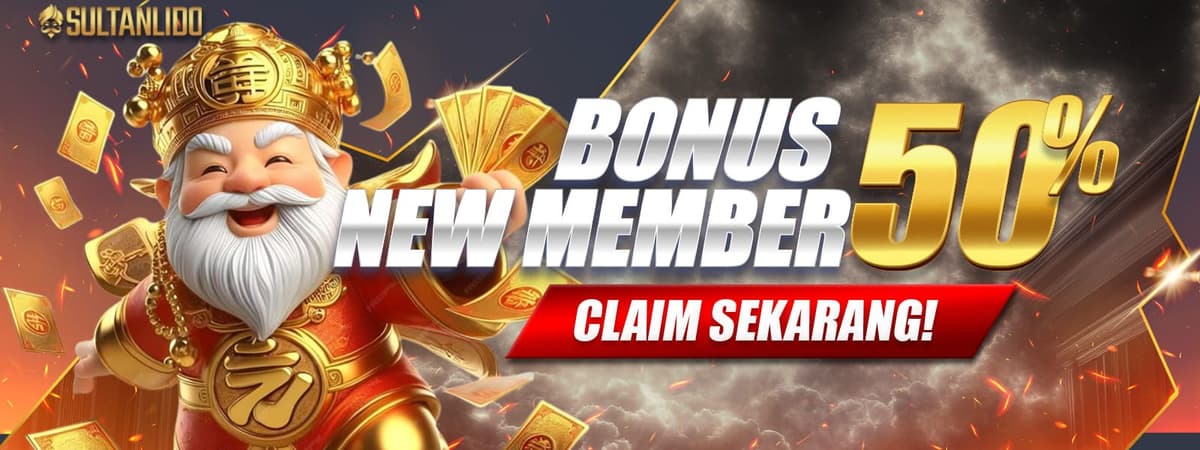 PROMO NEW MEMBER ALL GAME 50% Banner
