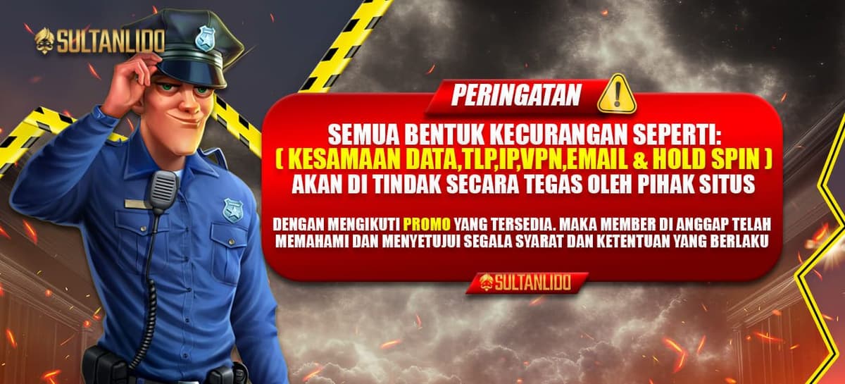 PERATURAN PROMO SULTANLIDO