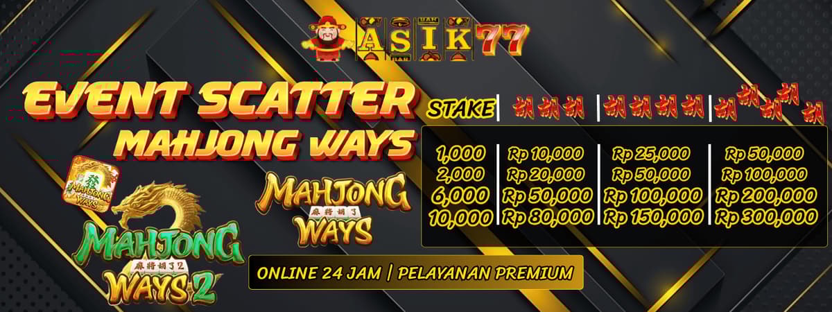 EVENT SCATTER MAHJONG WAYS Banner
