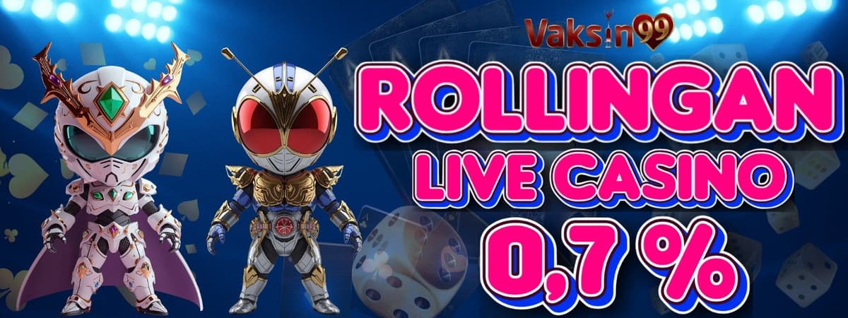 Promo ROLLINGAN LIVE CASINO 0,7%
