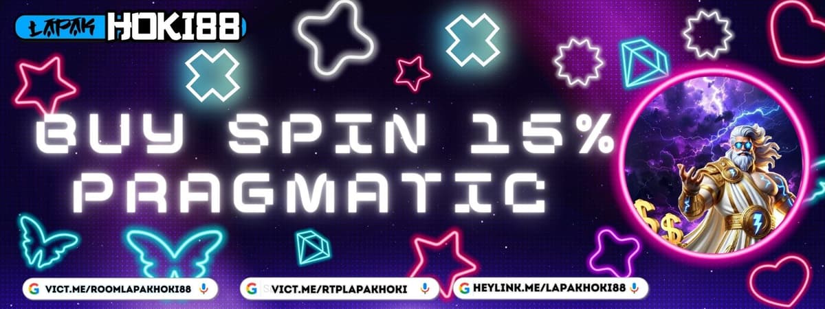 BONUS BUYSPIN 15% PRAGMATIC SLOT