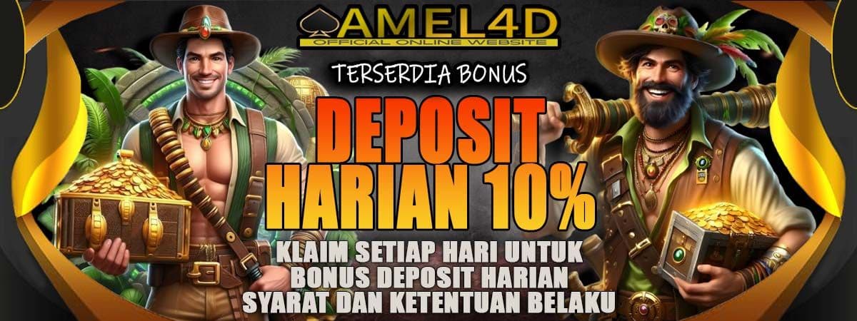 Promo Bonus Deposit Harian 10%