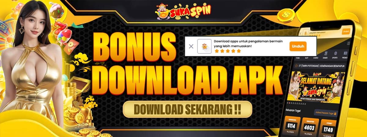 BONUS DOWNLOAD APLIKASI SUKASPIN Banner