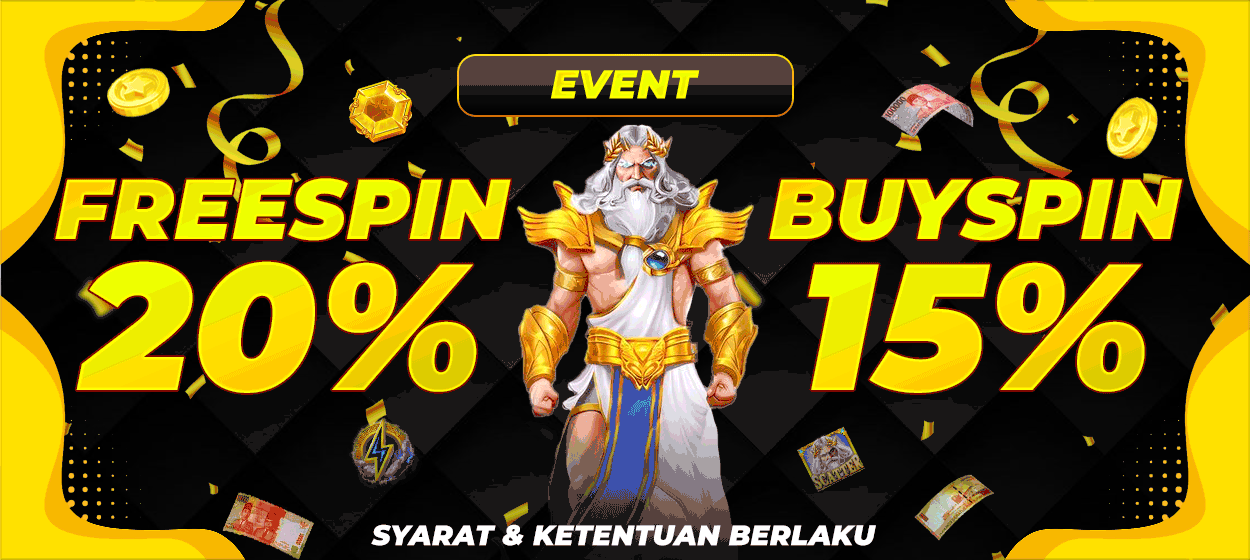 EVENT FREESPIN 20% BUYSPIN 15%