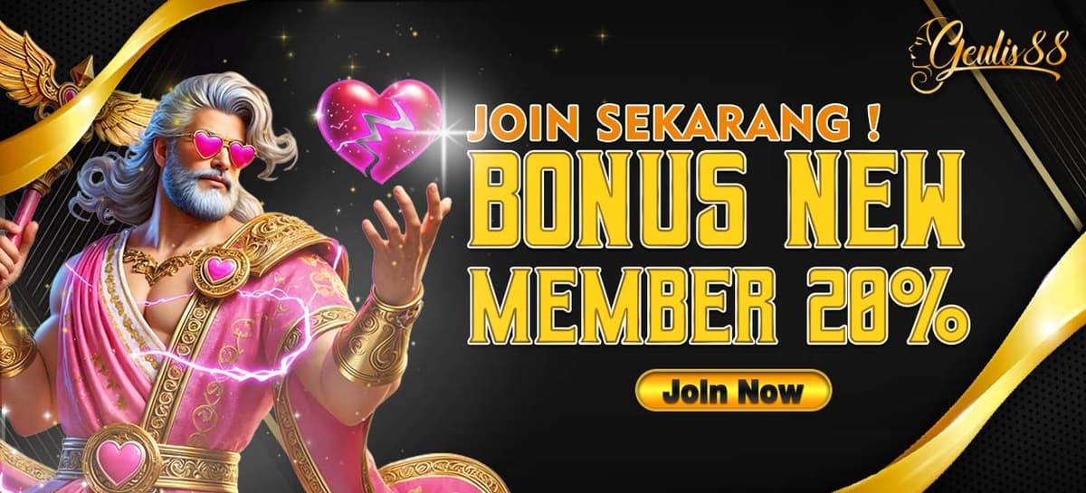 Promo BONUS NEW MEMBER 20%