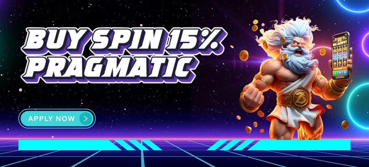BONUS BUYSPIN 15% PRAGMATIC SLOT Periode Promo : 20 Jul 2024- 20 juli 2029