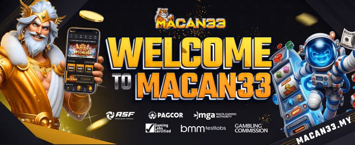 SELAMAT DATANG DI MACAN33 WEBSITE TERBAIK DAN TERGACOR YANG PERNAH ADA DI MUKA BUMI Banner