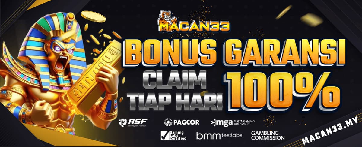 SPESIAL BONUS GARANSI 100% CLAIM SETIAP HARI!! Banner