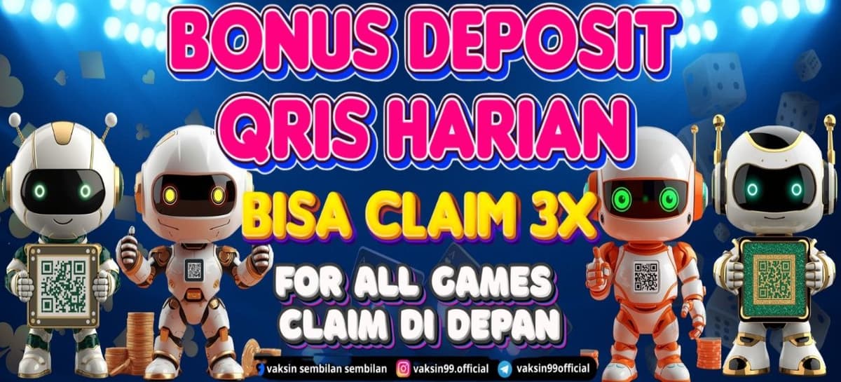 Bonus Redepo QRIS Harian Banner