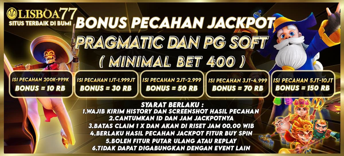 Promo BONUS PECAHAN JACKPOT 