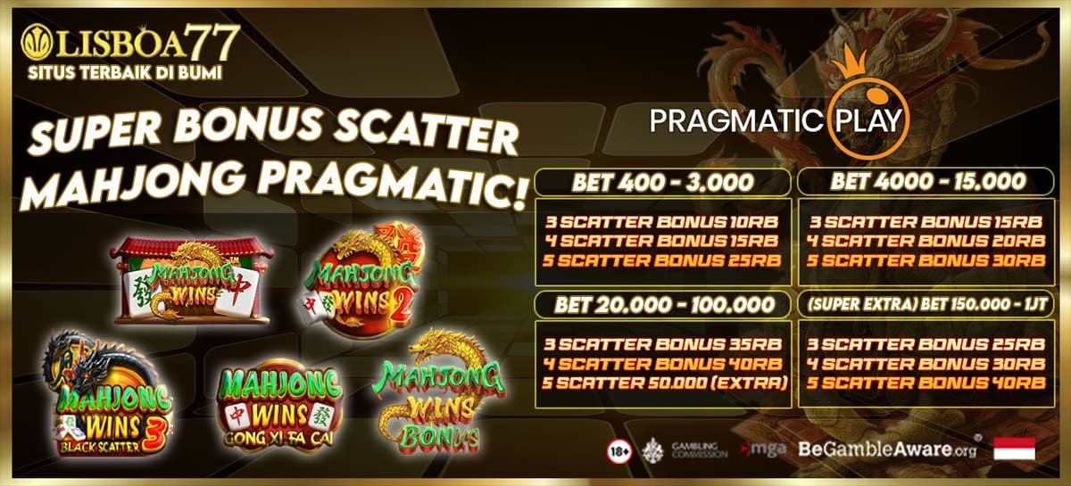 EXTRA BONUS SCATTER MAHJONG WINS PRAGMATIC