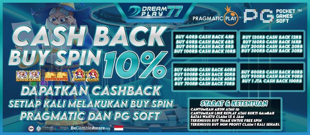 Promo CASH BACK 10%