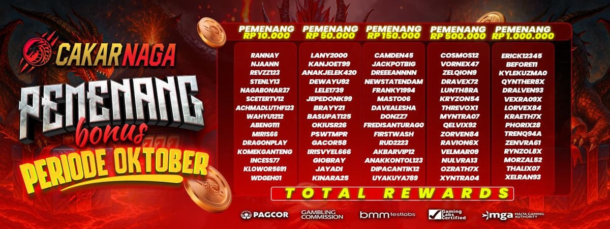 DAFTAR PEMENANG	 Banner