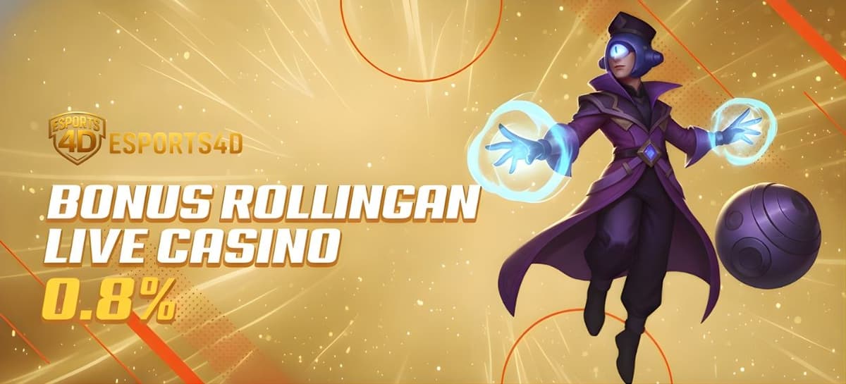 Bonus Rollingan Live Casino MIngguan 0.8%