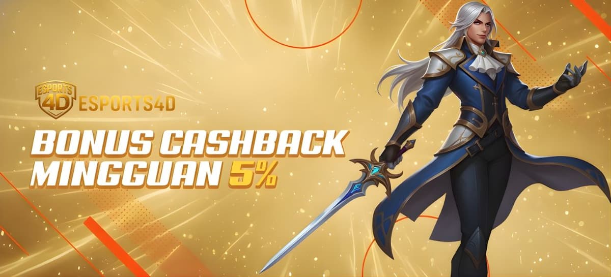 Bonus CASHBACK Mingguan 5%