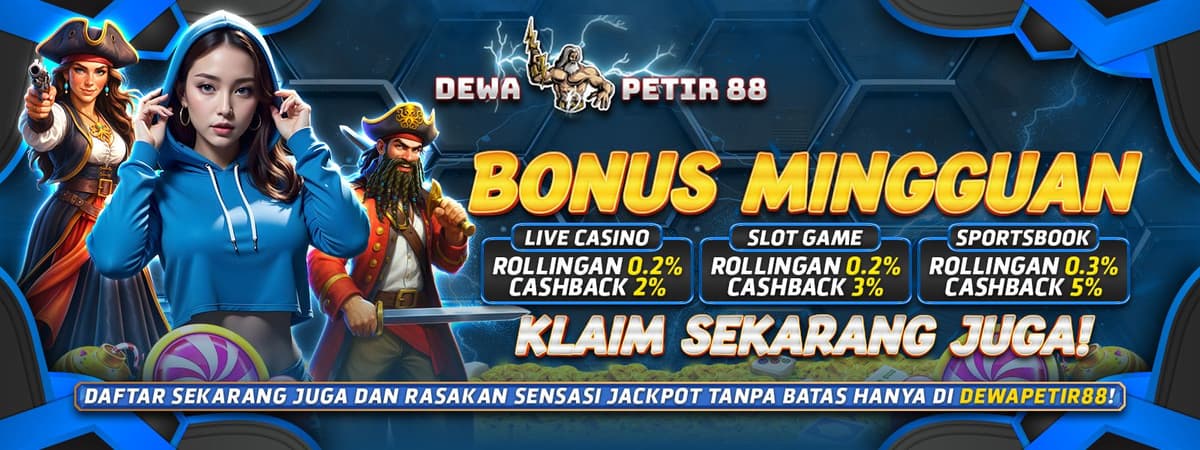 DEWAPETIR88 | Rollingan Mingguan Sportbook 0.3% Otomatis Masuk