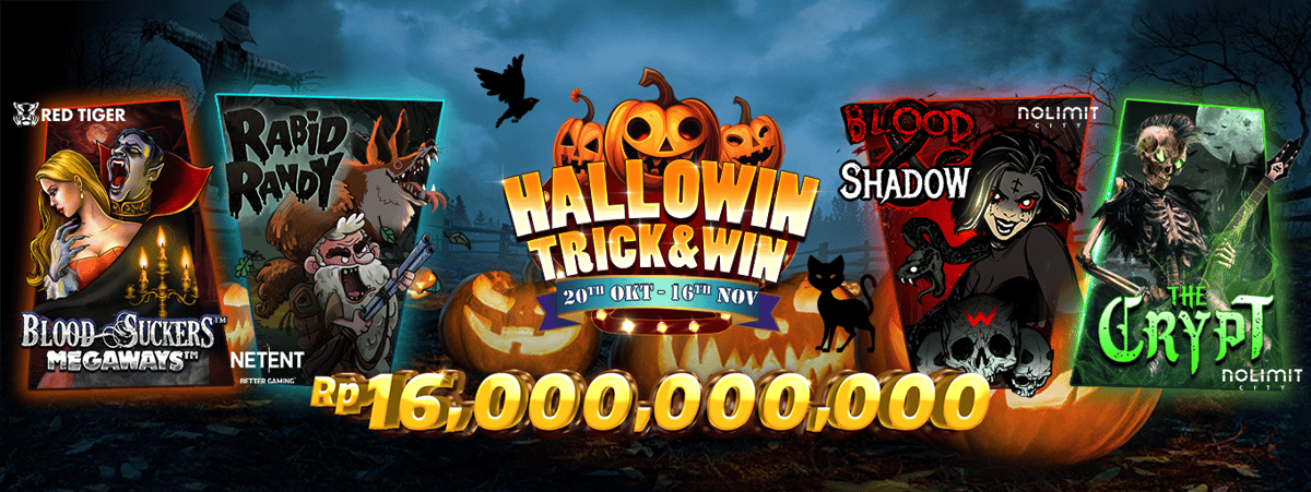 Evolution - HalloWIN! Trick & Win Banner