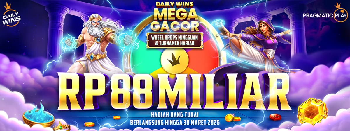  Pragmatic Play - Daily Wins Mega Gacor Level 8 Banner