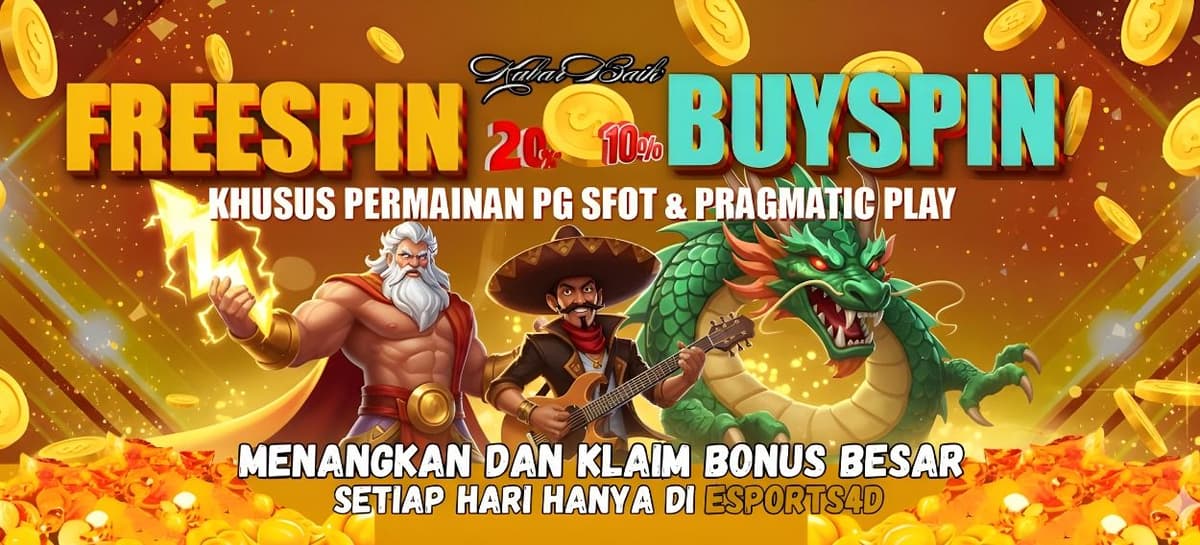 BONUS FREESPIN MURNI 20% & BUY FREESPIN 10%  Banner