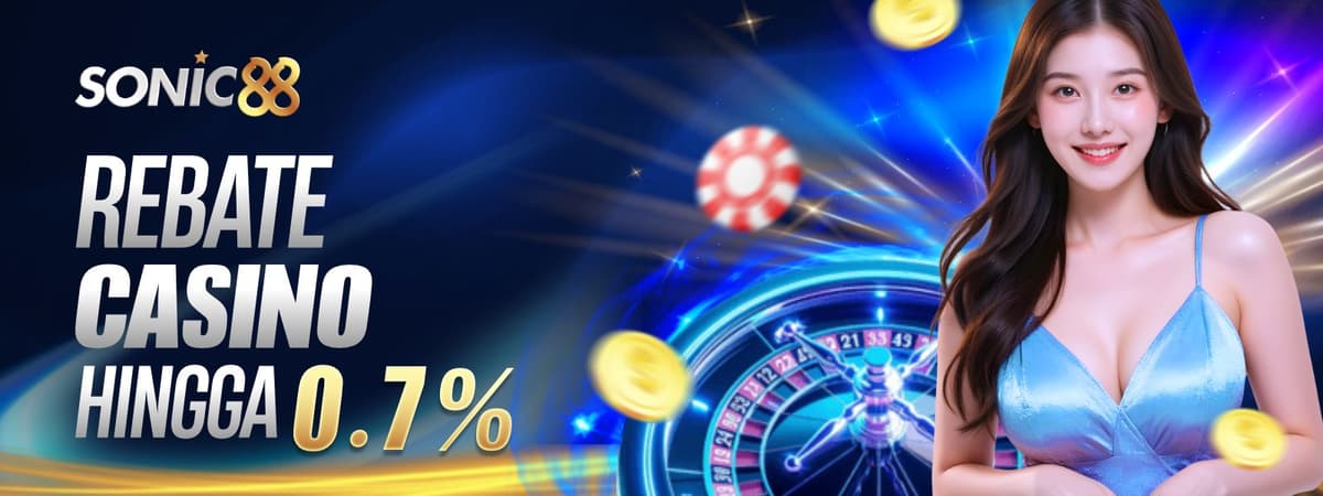 Rebate Live Casino Banner