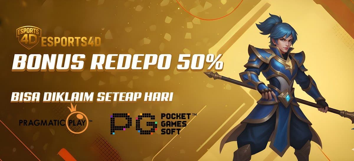 BONUS HARIAN REDEPO 50% SLOT ONLY
