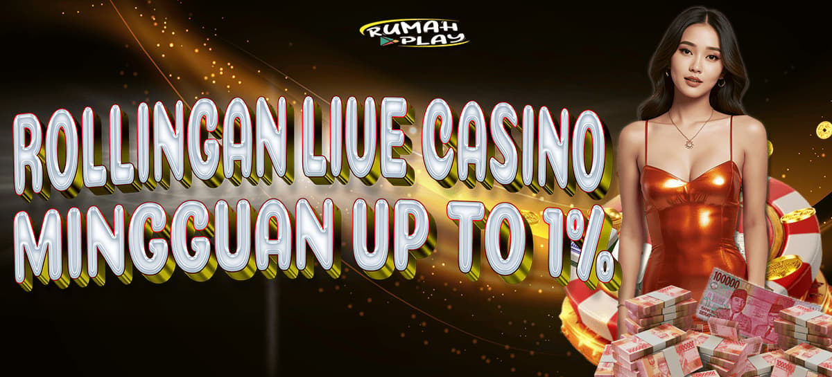 Promo ROLLINGAN CASINO 1%