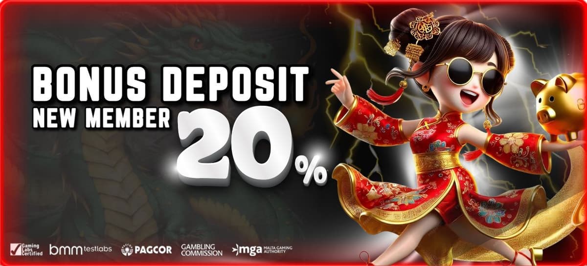 BONUS NEW MEMBER 20%