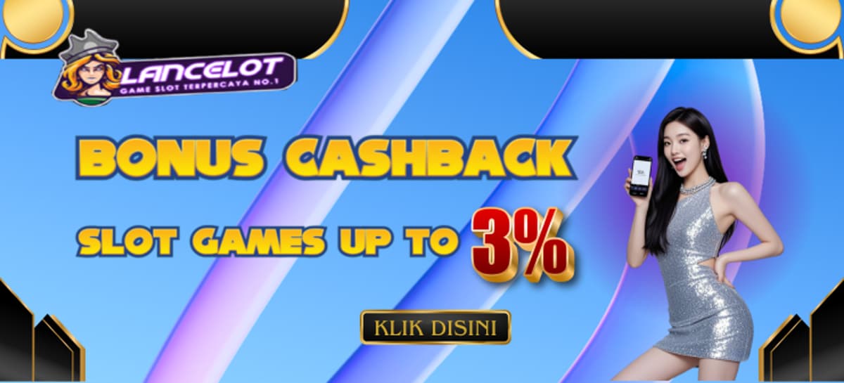 CASHBACK 3% KHUSUS SLOTGAMES Banner
