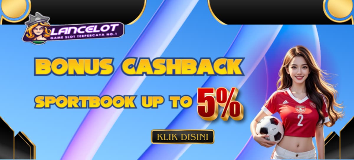 CASHBACK 5% KHUSUS SPORTBOOK Banner
