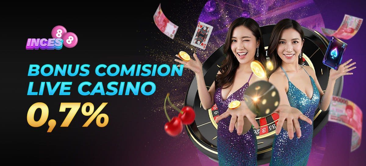BONUS COMMISION LIVE CASINO 0,7%