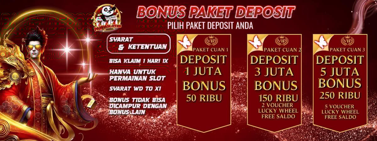 BONUS PAKET DEPOSIT Banner