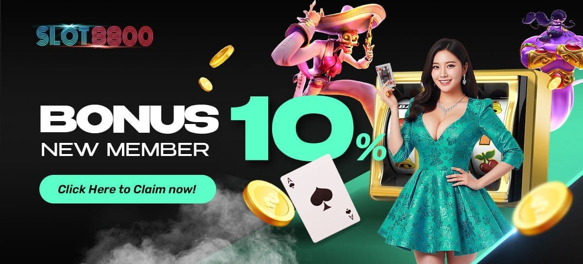 bonus 10% new member Banner