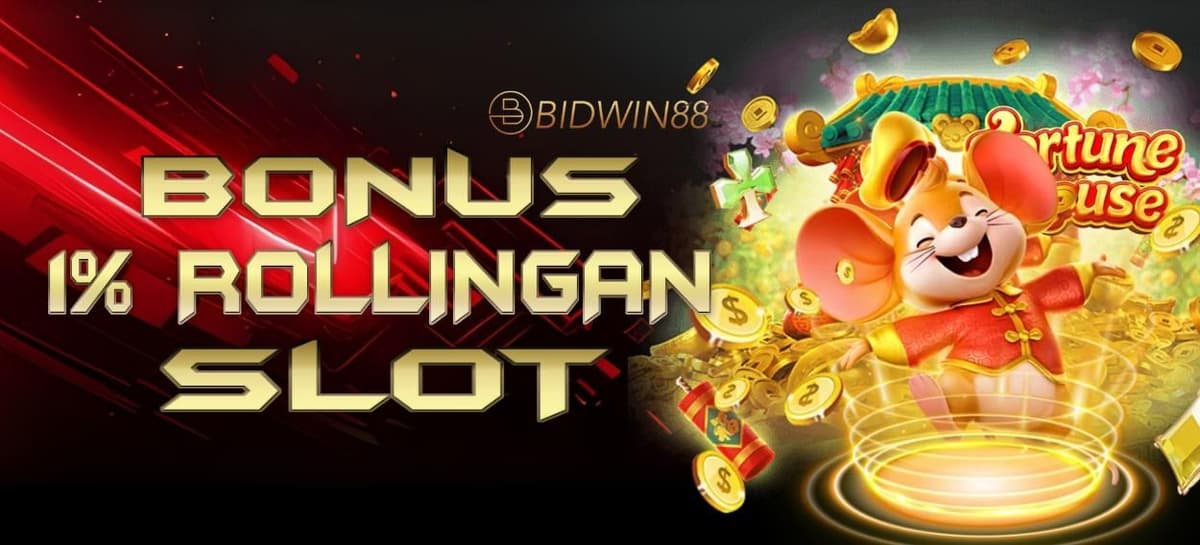 Promo  BONUS ROLLINGAN SLOT ONLINE 1% 