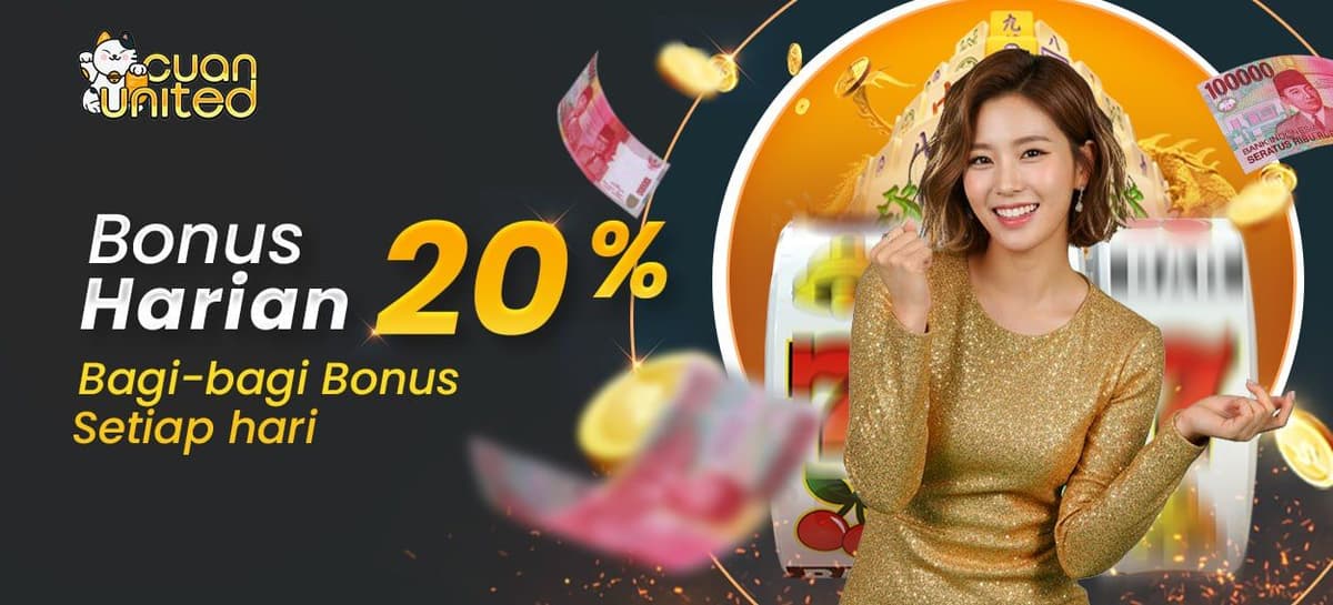 EVENT BONUS HARIAN 20% SETIAP HARI Banner
