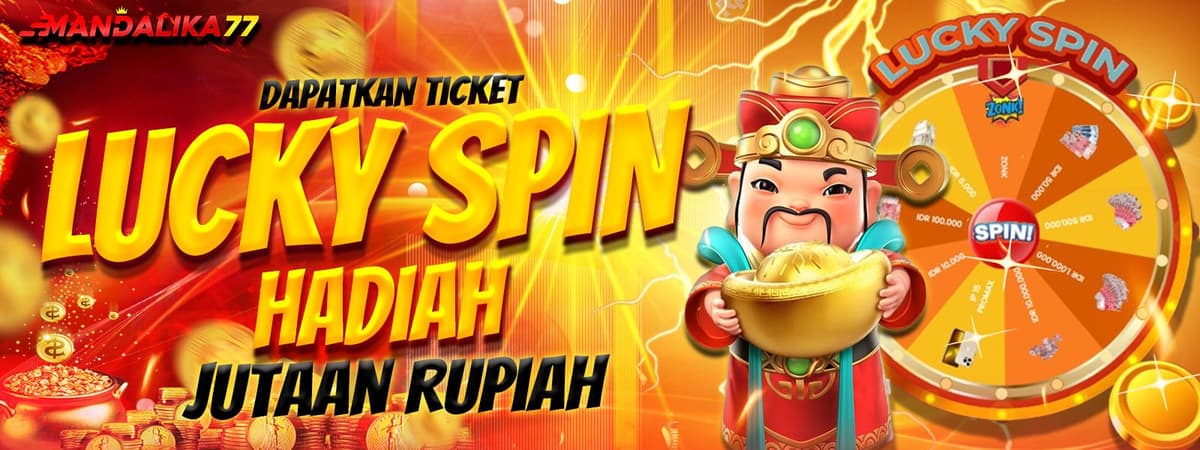 Promo SPIN WHEEL MANDALIKA77 HADIAH UTAMA IPHONE 15 PROMAX