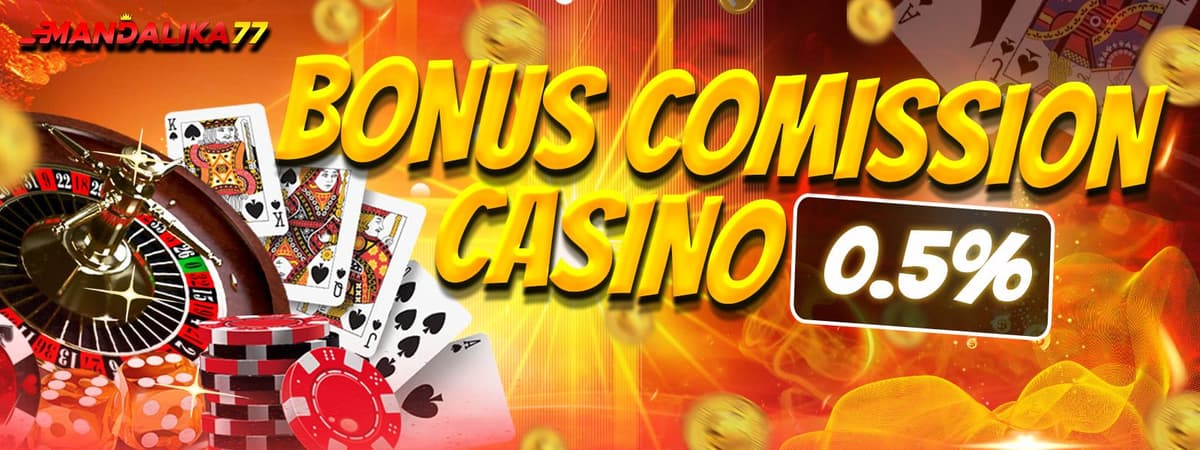 Promo KOMISI CASINO 0.5%