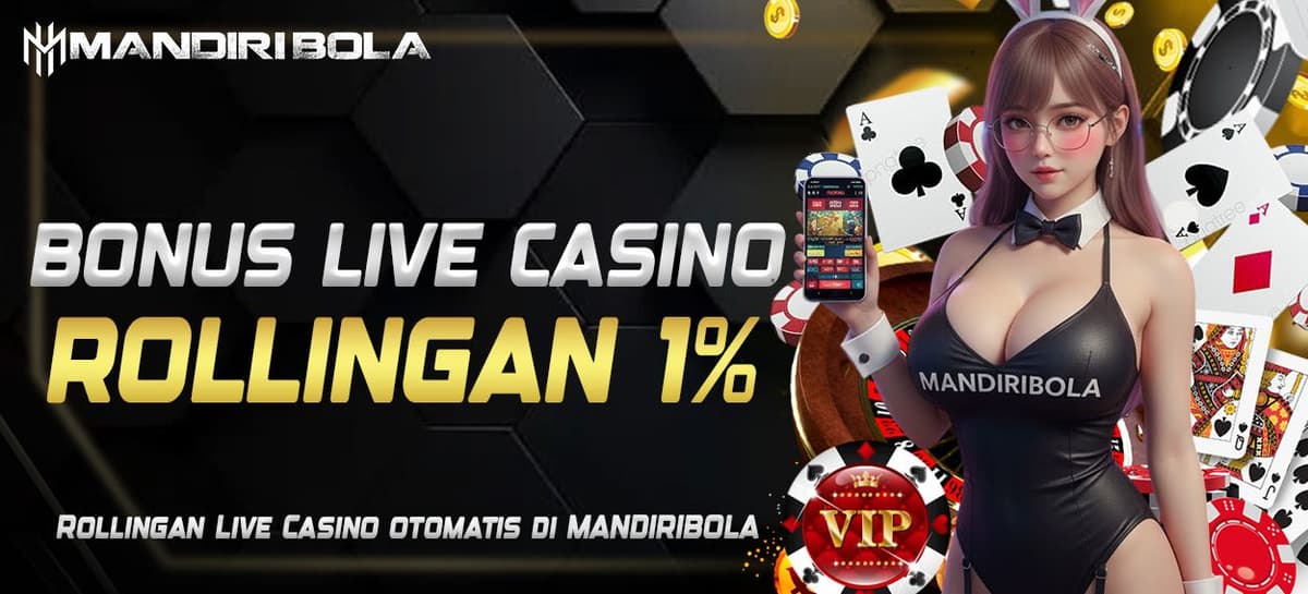 KOMISI 1% LIVE CASINO