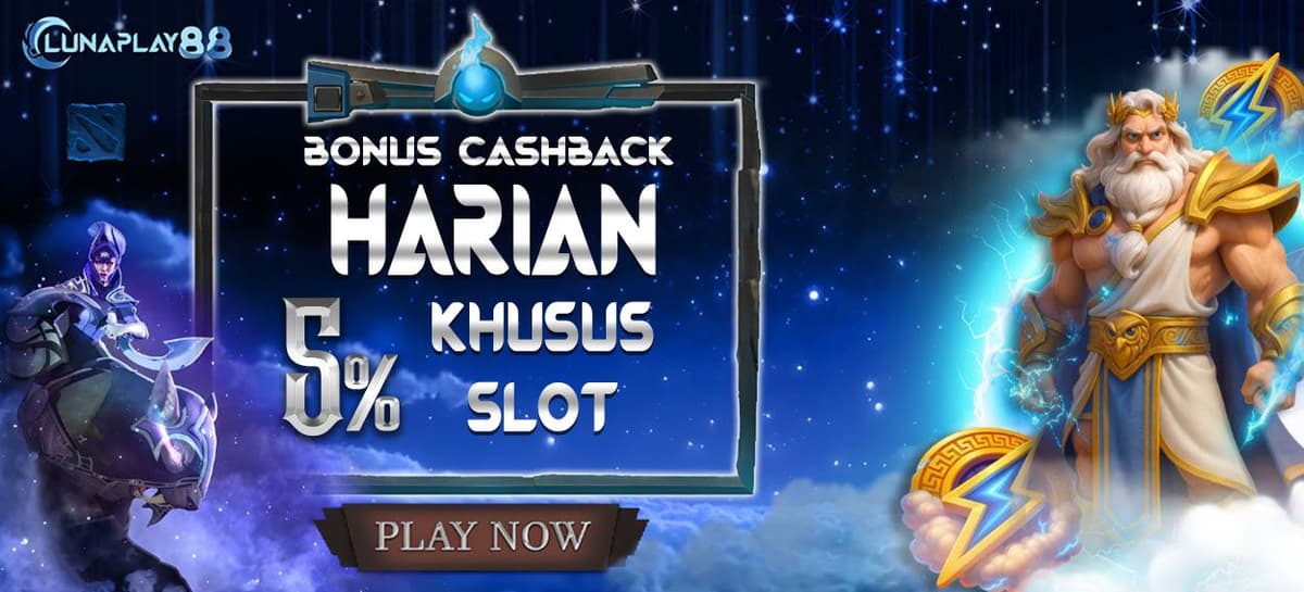 Promo BONUS CASHBACK HARIAN SLOT 5%