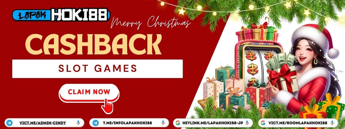 CASHBACK MINGGUAN SLOT GAMES up/to 3%