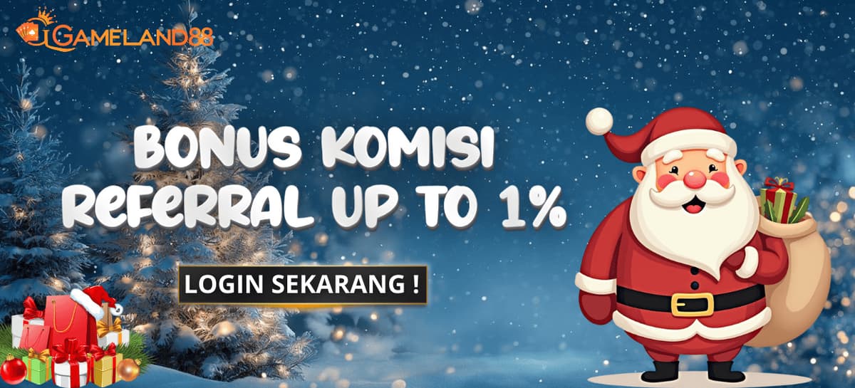 BONUS REFERRAL Gameland88 Banner