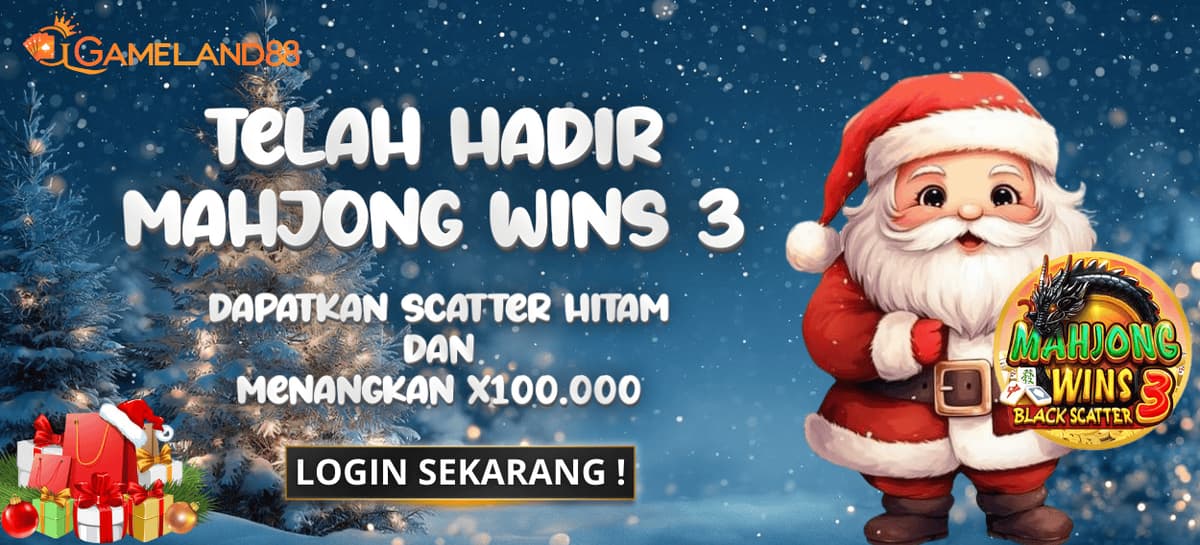 MAHJONG 3 SCATTER HITAM Banner