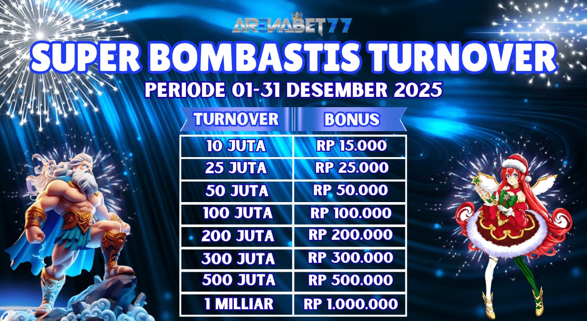Promo SUPER BOMBASTIS TURNOVER
