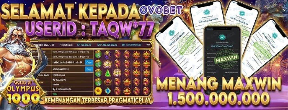 MAXWIN TERBESAR OVOBET Banner