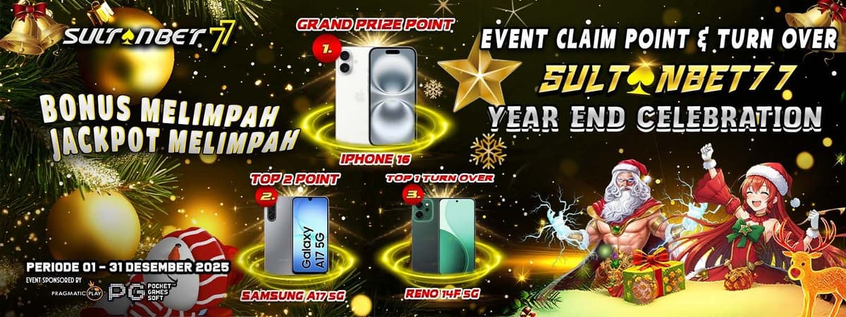 EVENT BULANAN SULTANBET77 DESEMBER 2025 Banner