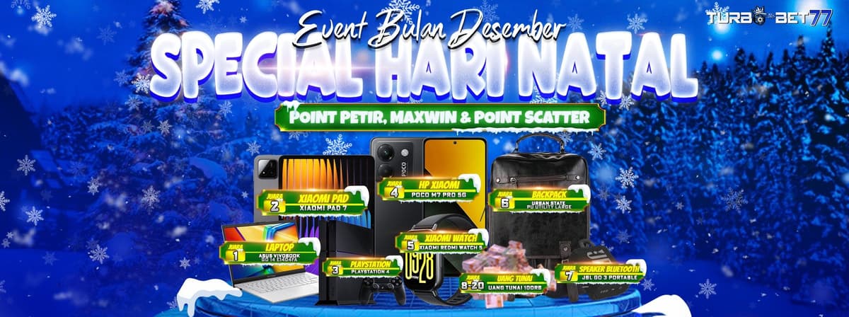 EVENT SPECIAL POINT DESEMBER TURBOBET77