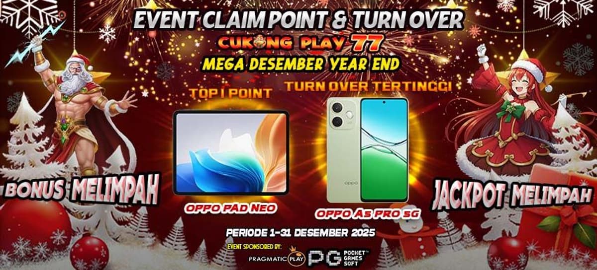 Event Claim point slot & turn over banjir jackpot cukongplay77